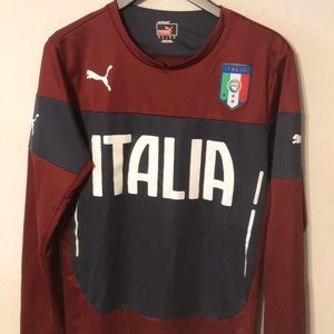 Puma soccer Italy long sleeve jersey